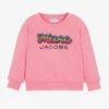MARC JACOBS Girls Pink Cotton Logo Sweatshirt -Babie Fashion Shop marc jacobs girls pink cotton logo sweatshirt 503707 befbcc9aa934af5c00bc5cc487d4abdcd5e57290