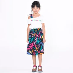 MARC JACOBS Girls White Asymmetric Logo T-Shirt -Babie Fashion Shop marc jacobs girls white asymmetric logo t shirt 503753 df626009b9c499ab978056e77557e82ccb2b5dc4 outfit