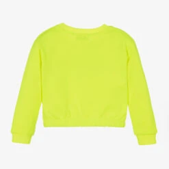 MARC JACOBS Girls Yellow Cropped Logo Sweatshirt 7 MARC JACOBS Girls Yellow Cropped Logo Sweatshirt -Babie Fashion Shop marc jacobs girls yellow cropped logo sweatshirt 503775 00eff0ac8d406dd5b27d2b5afc06343ddd717748