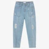 Mayoral Girls Blue Denim Jeans -Babie Fashion Shop mayoral girls blue denim jeans 445475 bfbd86893206dd2aa0cfe68e68814827fb54b9a1