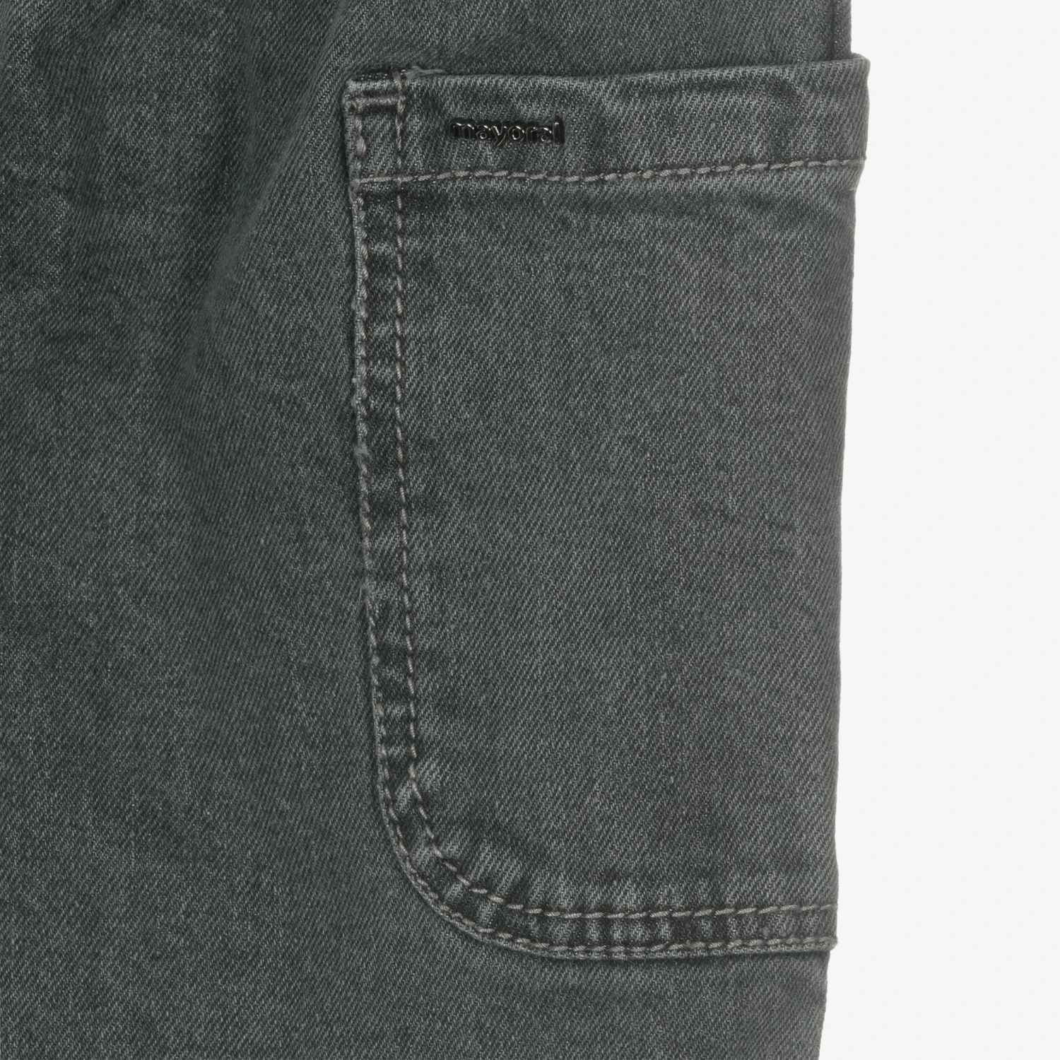 Mayoral Girls Grey Denim Jeans 6 Mayoral Girls Grey Denim Jeans - Image 4