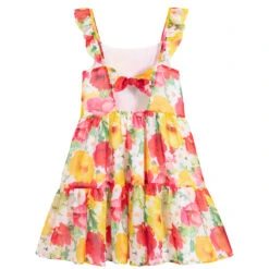 Mayoral Red & Yellow Chiffon Dress -Babie Fashion Shop mayoral red yellow chiffon dress 310136 a6a164515ae35e5546c3782a99f927c270db575a