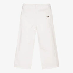 Michael Kors Kids Girls White Cotton Jeans -Babie Fashion Shop michael kors girls white cotton jeans 437740 abcc98d491c3d2c7296dd0528be11dc49f2b1f6e