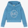 Michael Kors Kids Girls Blue Diamanté Hoodie -Babie Fashion Shop michael kors kids girls blue diamante hoodie 469130 b994f49de9a000f390fa750d357fcad52b06e852