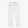 Michael Kors Kids Girls Ivory Cotton Denim Jeans 2 Michael Kors Kids Girls Ivory Cotton Denim Jeans -Babie Fashion Shop michael kors kids girls ivory cotton denim jeans 501348 500a02a9085d64c4cf81aa5a8f7f5336c2e6a3bf