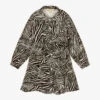 Michael Kors Kids Ivory & Black Zebra Shirt Dress 1 Michael Kors Kids Ivory & Black Zebra Shirt Dress -Babie Fashion Shop michael kors kids ivory black zebra shirt dress 469121 79d76c6f2785bad45e038239c129e74d11c963f1