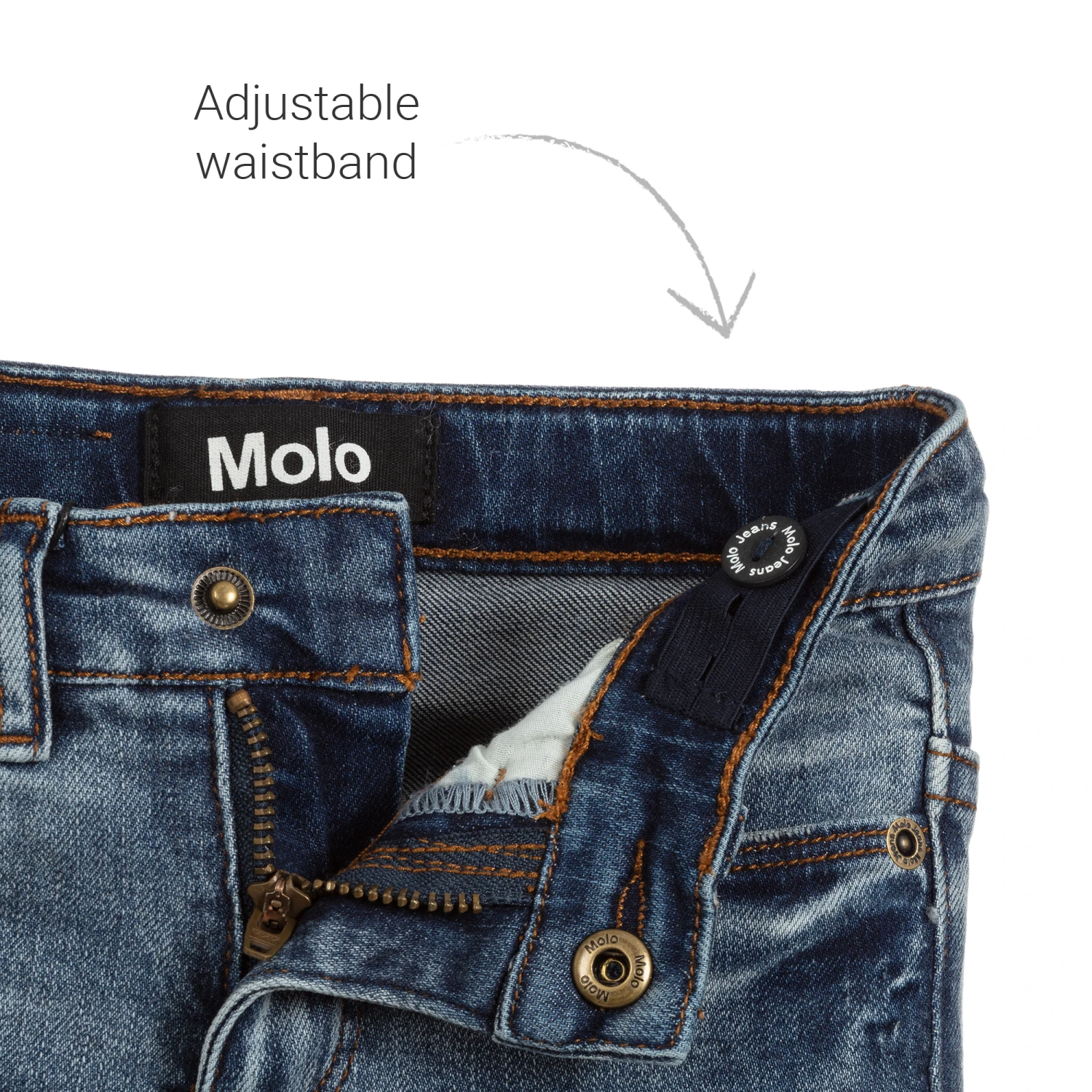 Molo Blue Flared Slim-Fit Jeans 6 Molo Blue Flared Slim-Fit Jeans - Image 4