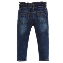 Monnalisa Blue & Pink Embroidered Jeans -Babie Fashion Shop monnalisa blue pink embroidered jeans 334102 01850521ce366842c3ab0c673b8ba46f0352830b