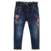 Monnalisa Blue & Pink Embroidered Jeans -Babie Fashion Shop monnalisa blue pink embroidered jeans 334102 7a63ba6acfab97a3563424c8bcaa2e15960a0127