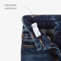 Monnalisa Dark Blue Denim Bear Jeans -Babie Fashion Shop monnalisa dark blue denim bear jeans 416536 f3a2dd19333f825cd557a790279c8579860ffc41