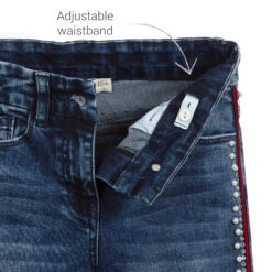 Monnalisa Chic Girls Blue Cotton Denim Jeans -Babie Fashion Shop monnalisa girls blue cotton denim jeans 261874 6457e5df094c5e7ce7cb0257674b8a7c1d5cf4e8