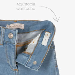 Monnalisa Girls Blue Frill Cotton Denim Jeans -Babie Fashion Shop monnalisa girls blue frill cotton denim jeans 503361 0d811f14e7d8424ea8c78528d114d856c8ff2413