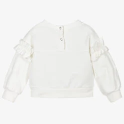 Monnalisa Girls Ivory Disney Sweatshirt