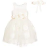 Monnalisa Chic Girls Ivory Spotted Silk Organza Dress -Babie Fashion Shop monnalisa girls ivory spotted silk organza dress 166511 4bb7b80c865a6a29041e5affe22f92a845d15bcd