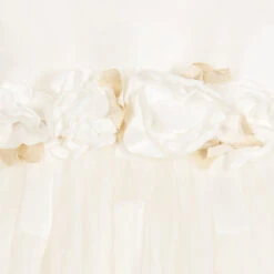 Monnalisa Chic Girls Ivory Spotted Silk Organza Dress -Babie Fashion Shop monnalisa girls ivory spotted silk organza dress 166511 66f6542b3f7a88a18d6661e442cdbb1935dc3bed