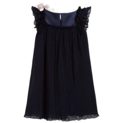 Monnalisa Girls Navy Blue Pleated Dress -Babie Fashion Shop monnalisa girls navy blue pleated dress 287040 d924c6a233bb7338a0fecdc213e515301a9fa910