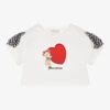 Monnalisa Girls White Cropped T-Shirt -Babie Fashion Shop monnalisa girls white cropped t shirt 436671 c5dd47e26c9e57fb6bb0f77adb63ddf6957f2a57