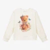 Monnalisa Ivory Bear Sweatshirt -Babie Fashion Shop monnalisa ivory bear sweatshirt 416568 3e225bd7b94e6989dd7b71b8071cb5ef55673ab5