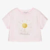 Monnalisa Pink Daisy Cropped T-Shirt -Babie Fashion Shop monnalisa pink daisy cropped t shirt 420852 ab7a7a408639744094d6fee6d907d10975107b4e