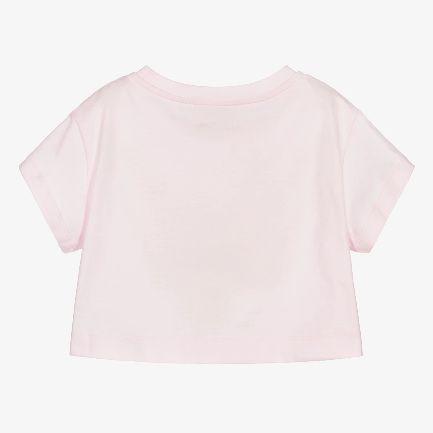 Monnalisa Pink Daisy Cropped T-Shirt 5 Monnalisa Pink Daisy Cropped T-Shirt - Image 3