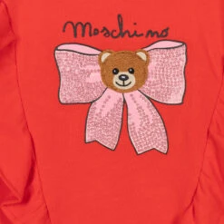 Moschino Baby Girls Red Cotton Ruffle Sweatshirt -Babie Fashion Shop moschino girls red cotton ruffle sweatshirt 537476 73890679de1c15341908834e06c4011716b4c00c