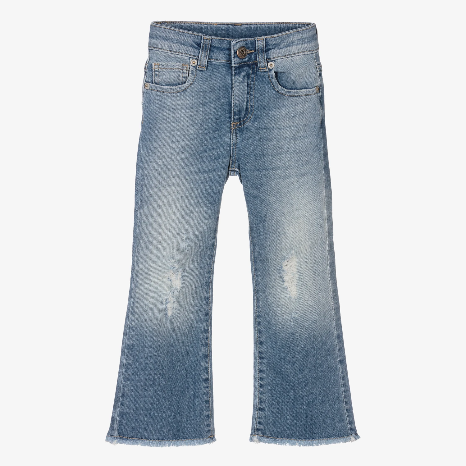 Naturino Girls Blue Denim Jeans 3 Naturino Girls Blue Denim Jeans