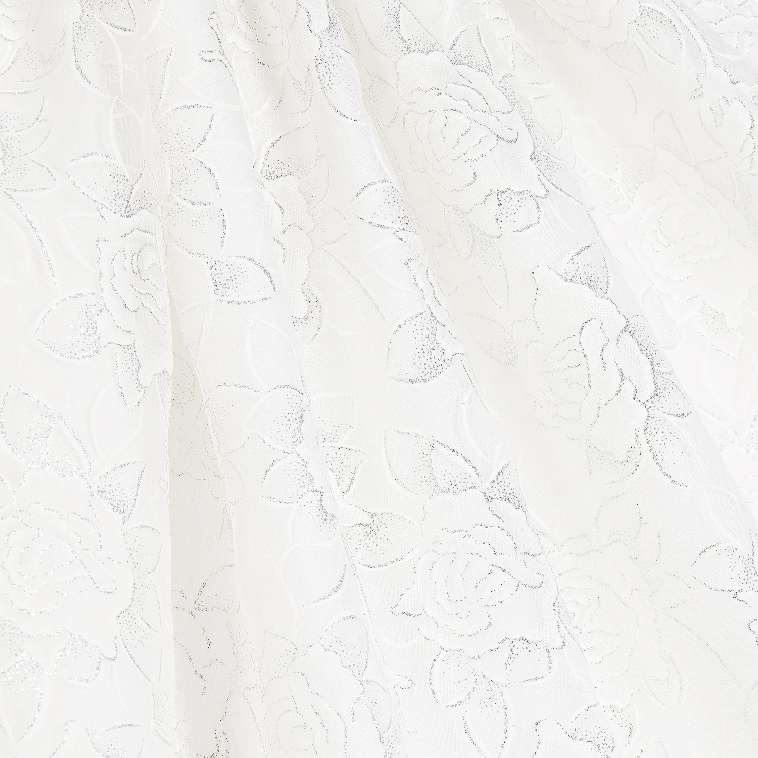 Nicki Macfarlane Silver Organza Dress & Silk Sash 8 Nicki Macfarlane Silver Organza Dress & Silk Sash - Image 6