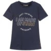 NIK&NIK Girls Navy Blue Cotton T-Shirt -Babie Fashion Shop nik nik girls navy blue cotton t shirt 358087 0de530f21dcc15d17af65d1a78a02bc1f528d7e0