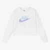 Nike Girls White Logo Sweatshirt -Babie Fashion Shop nike girls white logo sweatshirt 477970 2a1c9d60c13635de312e0e25148af03784978956