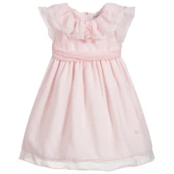 Patachou Girls Pink Ruffle Dress