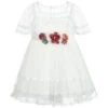 Patachou Girls White Tulle Dress -Babie Fashion Shop patachou girls white tulle dress 284841 28f5248b1373d715d1b063808ef99e55d24dbf22