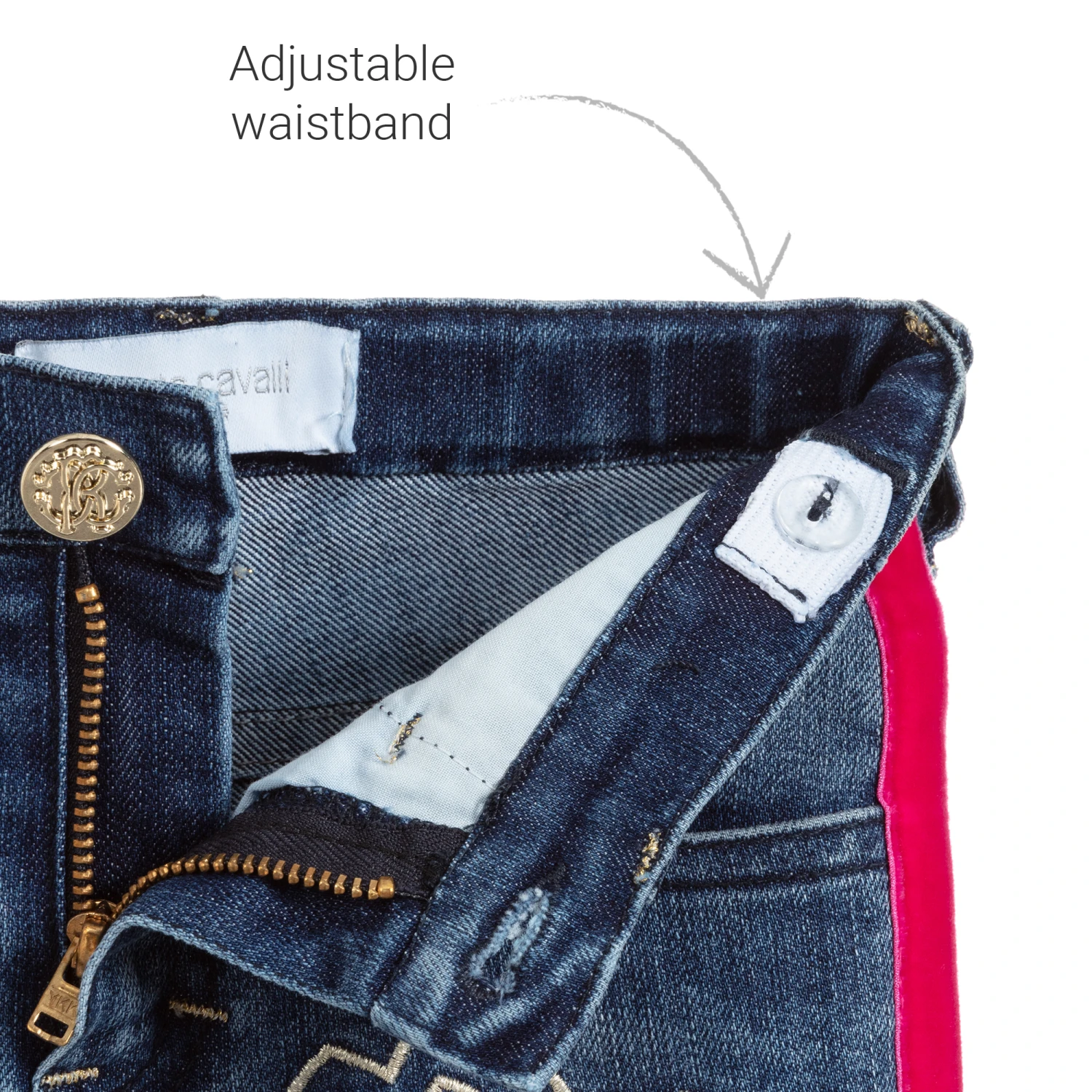 Roberto Cavalli Baby Girls Denim Jeans 5 Roberto Cavalli Baby Girls Denim Jeans - Image 3