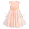 Romano Princess Peach Tulle Dress & Bag 1 Romano Princess Peach Tulle Dress & Bag -Babie Fashion Shop romano peach tulle dress bag 149318 2268f1b292225e77a9f23be4ac276e861debee3c