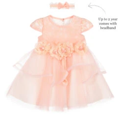 Romano Princess Peach Tulle Dress & Bag -Babie Fashion Shop romano peach tulle dress bag 149318 ca83c0fe0736bc25680419a8a6aa9fb64b90f0a6