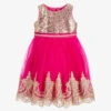 Romano Princess Pink Sequin & Tulle Dress