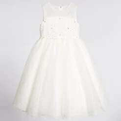 Sarah Louise Girls Ivory Embellished Tulle Dress -Babie Fashion Shop sarah louise girls ivory embellished tulle dress 121408 3b940a9701e5c6783abafff18ea4c89e97a85622