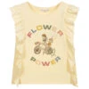 Sonia Rykiel Paris Yellow Cotton Ruffle T-Shirt 1 Sonia Rykiel Paris Yellow Cotton Ruffle T-Shirt -Babie Fashion Shop sonia rykiel paris yellow cotton ruffle t shirt 360749 a2d9031203d7664a6480f660b204f7fa1a240062
