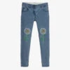 Stella McCartney Kids Blue Organic Cotton Jeans -Babie Fashion Shop stella mccartney kids blue organic cotton jeans 402629 4c377a31776d9ef6ffb2fb104761fdbffdc20c39