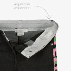 Stella McCartney Kids Girls Black Logo Skinny Jeans -Babie Fashion Shop stella mccartney kids girls black logo skinny jeans 488027 8f35dbadfe17d2bb1952c74ae91836efc762ed5a