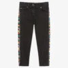 Stella McCartney Kids Girls Black Logo Tape Jeans -Babie Fashion Shop stella mccartney kids girls black logo tape jeans 474914 af6f3502b9ed873815354c2fbbea964da3b8a514