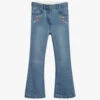 Stella McCartney Kids Girls Blue Flared Denim Jeans -Babie Fashion Shop stella mccartney kids girls blue flared denim jeans 400565 9e60667a7201c513bb6e709887bcb62b3a1ddefc