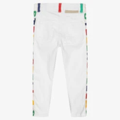 Stella McCartney Kids White Organic Denim Jeans -Babie Fashion Shop stella mccartney kids white organic denim jeans 435026 77c1e2d23a3c9bd2b1da5b44afdd3fe8c805830b