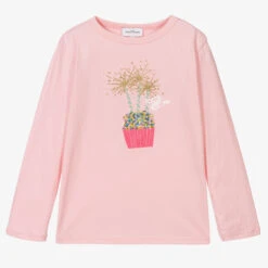 MARC JACOBS Pink Cotton Logo Top