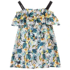 Trussardi Floral Print Cotton Dress