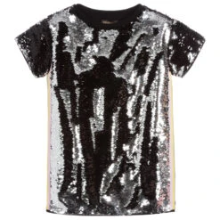 Trussardi Girls Silver Sequin Dress 9 Trussardi Girls Silver Sequin Dress -Babie Fashion Shop trussardi girls silver sequin dress 339260 85cb2ecf913c654ca83c66b3298190462d5cef99