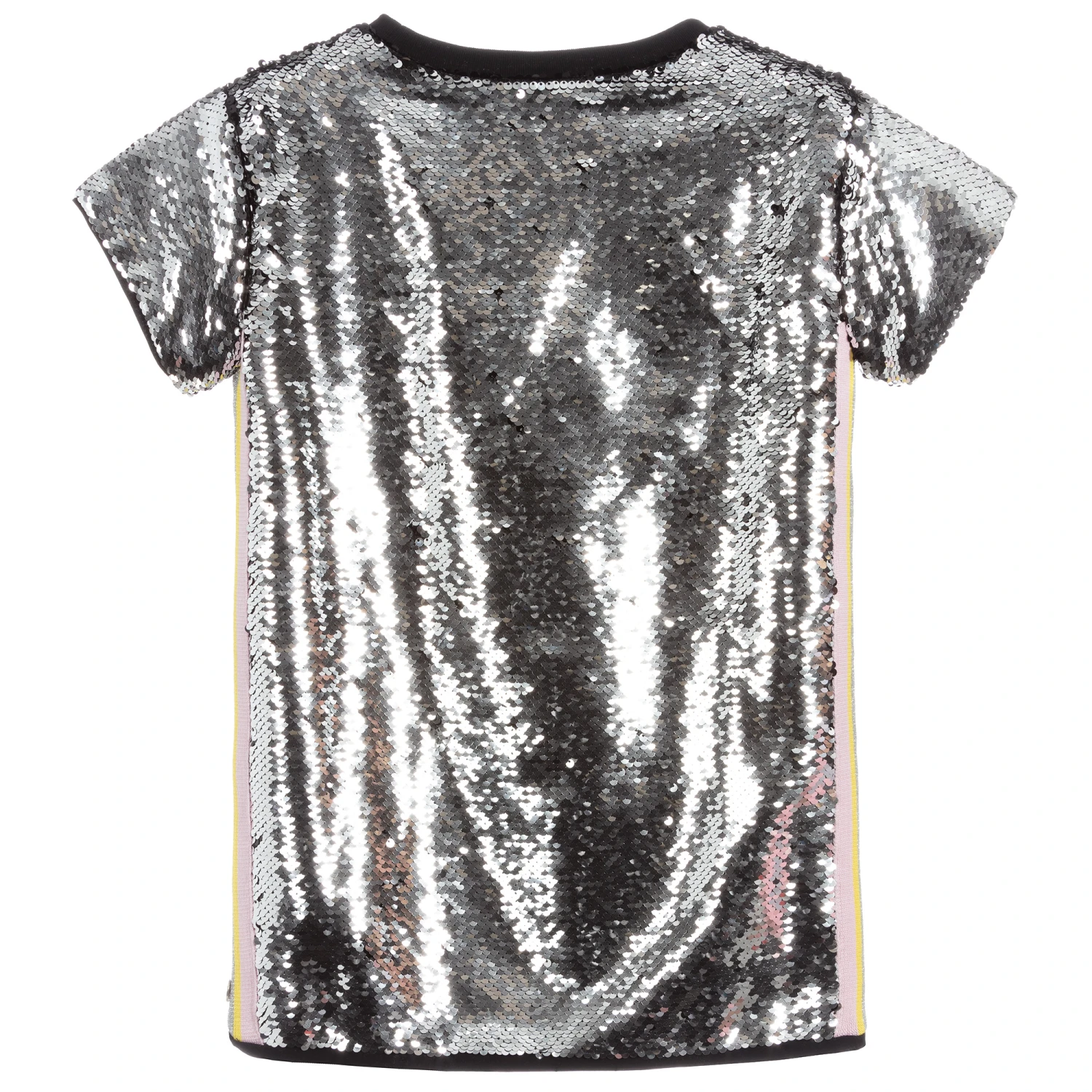Trussardi Girls Silver Sequin Dress 5 Trussardi Girls Silver Sequin Dress - Image 3