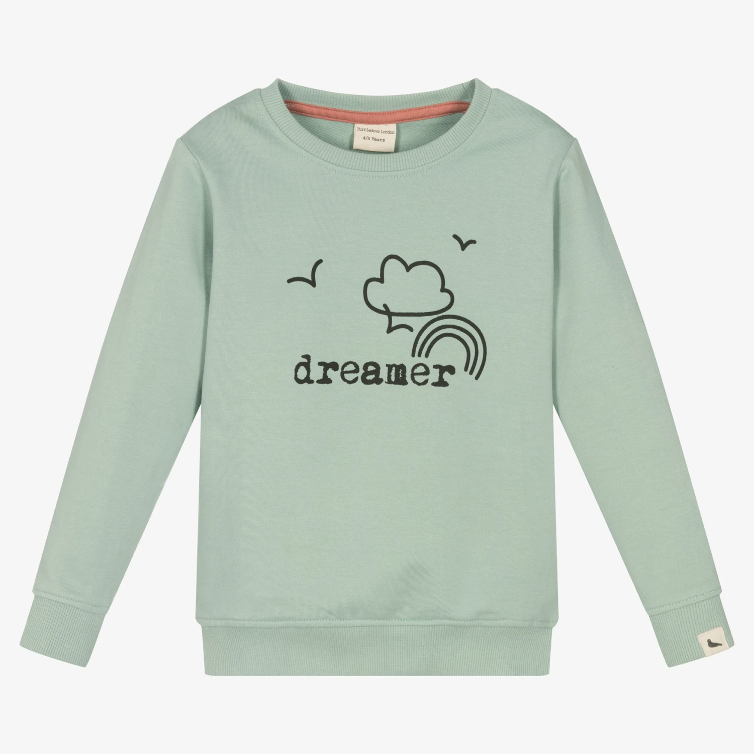 Turtledove London Green Organic Cotton Sweatshirt 3 Turtledove London Green Organic Cotton Sweatshirt
