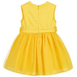 Tutto Piccolo Yellow Cotton & Tulle Dress -Babie Fashion Shop tutto piccolo yellow cotton tulle dress 298643 d497168e37b3a374878702c5d27fe138e4ceaf39
