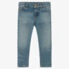 Versace Boys Mid-Blue Denim Jeans -Babie Fashion Shop versace boys mid blue denim jeans 476120 40a1fc31980df836d36f3d26bd1ee421573813b6