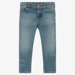 Versace Boys Mid-Blue Denim Jeans